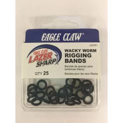 Eagle Claw Wacky Rig O-Rings - 25pk - Black